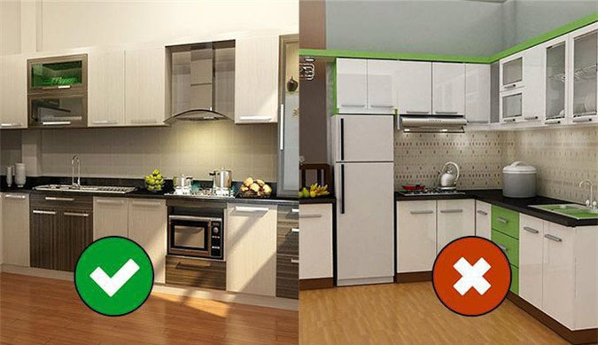 Nguyên tắc phong thủy nhà bếp