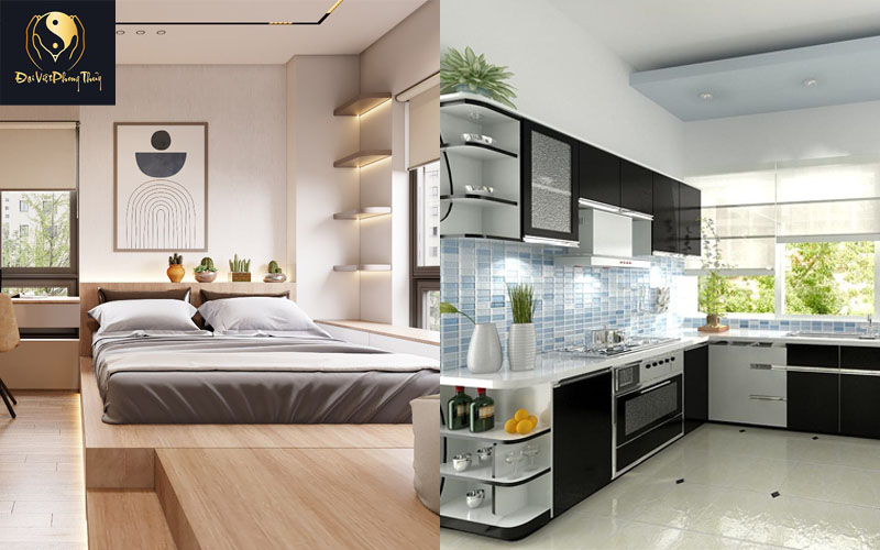 Phong thủy nhà bếp và phòng ngủ hợp với gia chủ