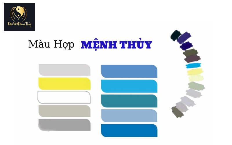 Màu sắc hợp Phong thủy Nhà ở cho người mệnh Thủy