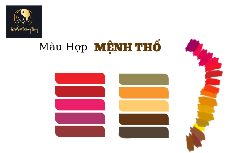 Màu sắc hợp phong thủy nhà ở cho người mệnh thổ